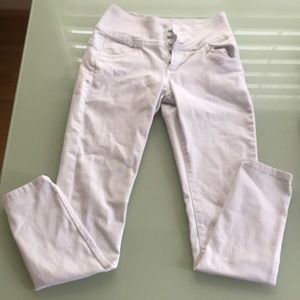 White Hybrid stretchy pants